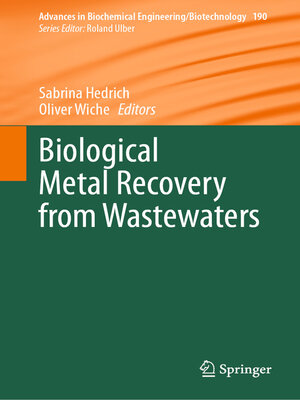 cover image of Biological Metal Recovery from Wastewaters
